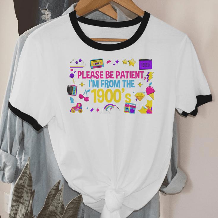 Please Patient Please Patience I'm From The 1900s Boomers Unisex Cotton Ringer T-Shirt
