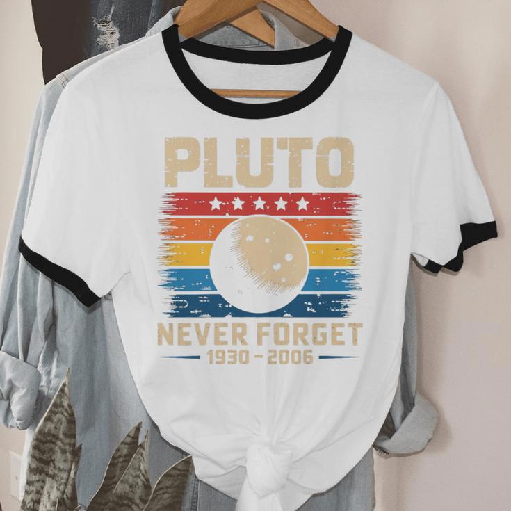 Pluto Never Forget Space Nostalgia Astronomy Humor Premium Tri-Blend Unisex Cotton Ringer T-Shirt Pluto Never Forget Space Nostalgia Astronomy Humor Premium Tri-Blend Unisex Cotton Ringer T-Shirt