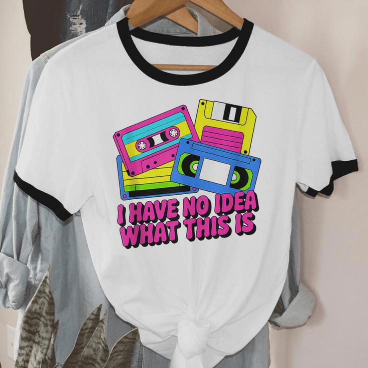 Retro Cassette Vintage 80s Nostalgia Unisex Cotton Ringer T-Shirt