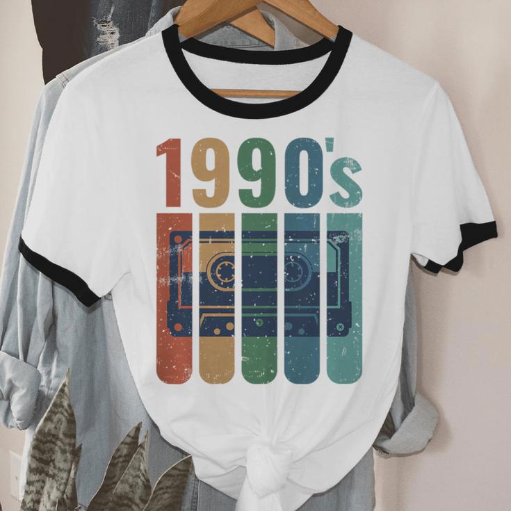 Retro Nineties Style Audio Tape Nostalgia Year 1990 Premium Tri-Blend Unisex Cotton Ringer T-Shirt Retro Nineties Style Audio Tape Nostalgia Year 1990 Premium Tri-Blend Unisex Cotton Ringer T-Shirt