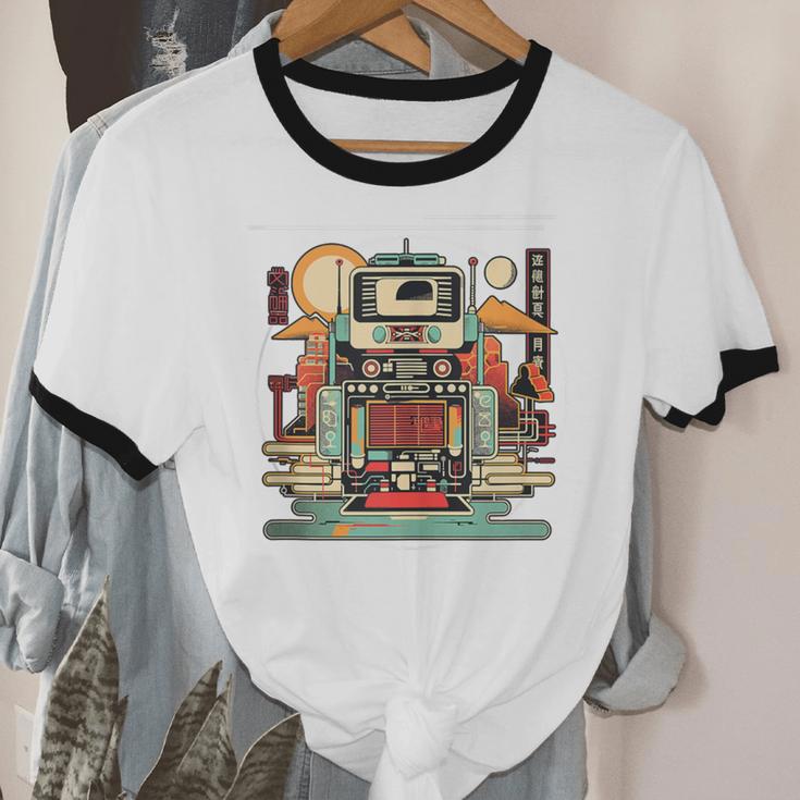 Retro Tech Stack 80s 90s Nostalgia Analog Devices Unisex Cotton Ringer T-Shirt Retro Tech Stack 80s 90s Nostalgia Analog Devices Unisex Cotton Ringer T-Shirt