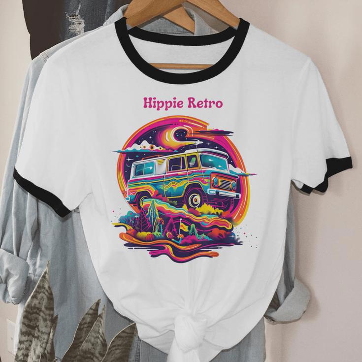 Retro Graphic Print With a Touch Of Nostalgia Unisex Cotton Ringer T-Shirt