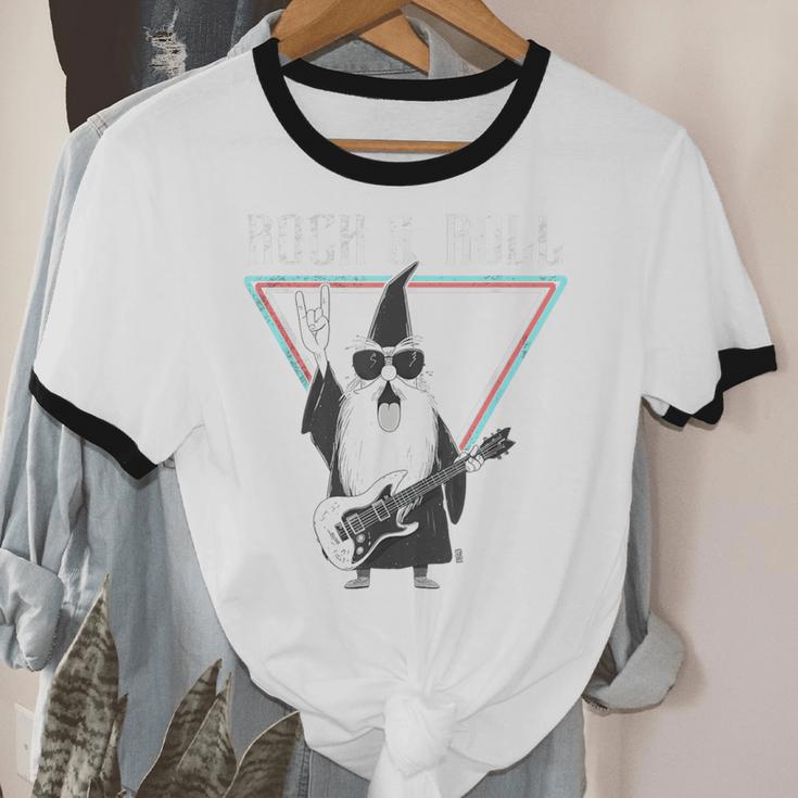 Rock & Roll Wizard Music Nostalgia Unisex Cotton Ringer T-Shirt Rock & Roll Wizard Music Nostalgia Unisex Cotton Ringer T-Shirt