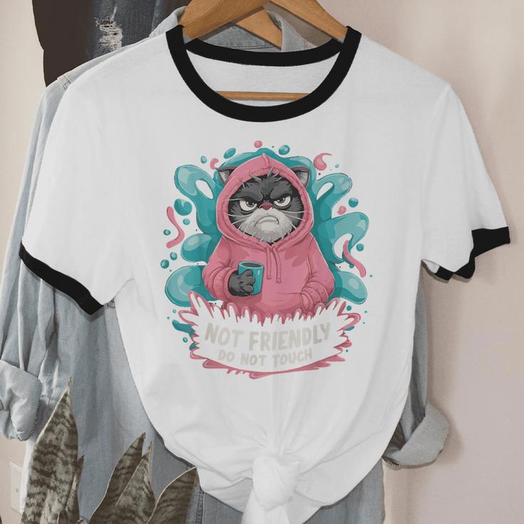 Sarcastic Loner Introvert Clothing Not Friendly Do Not Touch Small Unisex Cotton Ringer T-Shirt Sarcastic Loner Introvert Clothing Not Friendly Do Not Touch Small Unisex Cotton Ringer T-Shirt