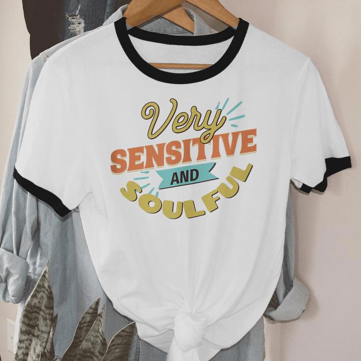 Very Sensitive And Soulful Introvert Unisex Cotton Ringer T-Shirt Very Sensitive And Soulful Introvert Unisex Cotton Ringer T-Shirt