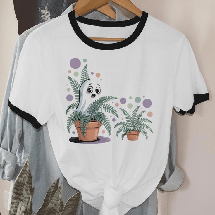 Social Anxiety Introvert Nervous Awkward Socially Unisex Cotton Ringer T-Shirt