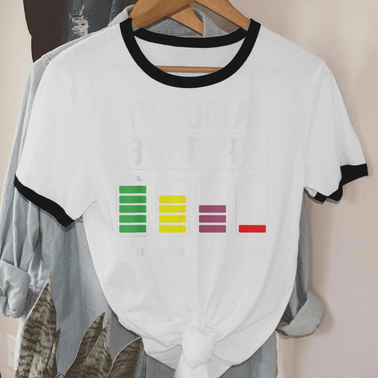 My Social Battery Introverted Low Energy Antisocial Unisex Cotton Ringer T-Shirt