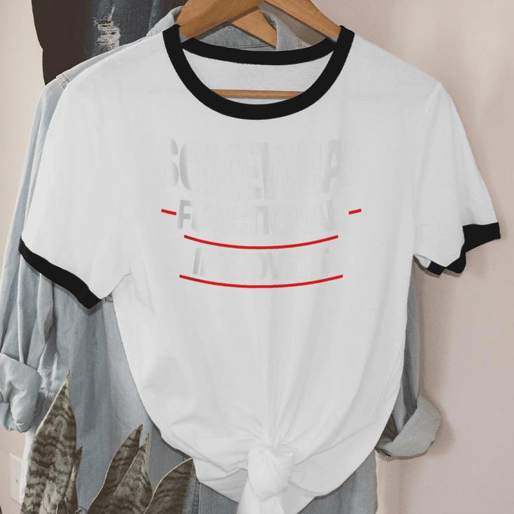 Somewhat Functional Introvert Unisex Cotton Ringer T-Shirt