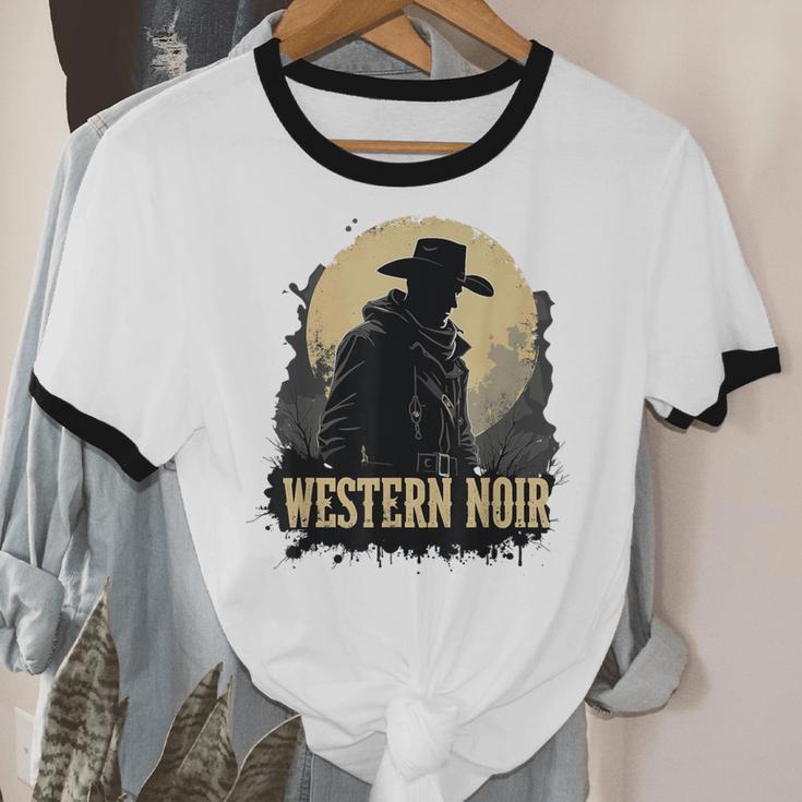 Spaghetti Western Cowboy Culture Classic Western Nostalgia Unisex Cotton Ringer T-Shirt