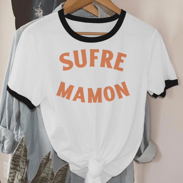 Another Sufre Mamon 80's Spanish Nostalgia Premium Tri-Blend Unisex Cotton Ringer T-Shirt