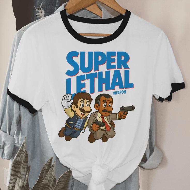 Super Lethal Cute Nostalgia Unisex Cotton Ringer T-Shirt