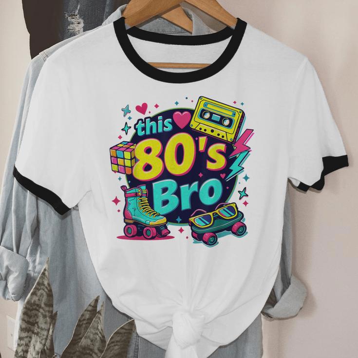 Vintage 80s Bro Eighties Party Costume 80s Nostalgia Unisex Cotton Ringer T-Shirt Vintage 80s Bro Eighties Party Costume 80s Nostalgia Unisex Cotton Ringer T-Shirt