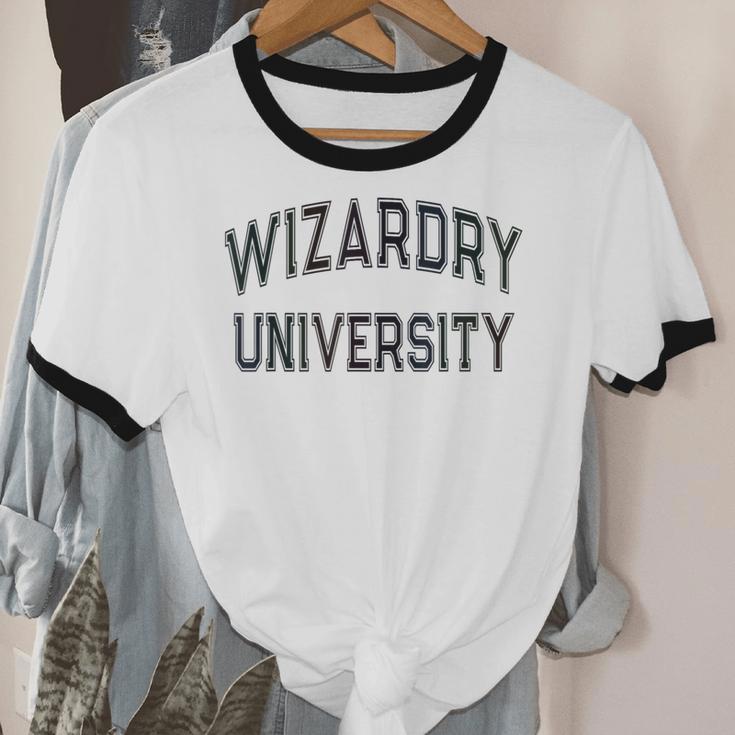 Vintage Don'T Call Me WIZARDRY UNIVERSITY Introvert Unisex Cotton Ringer T-Shirt