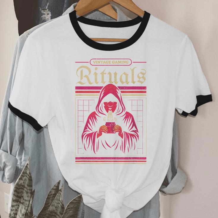 Vintage Gaming Rituals Retro Gamer Nostalgia Vintage Games Unisex Cotton Ringer T-Shirt Vintage Gaming Rituals Retro Gamer Nostalgia Vintage Games Unisex Cotton Ringer T-Shirt