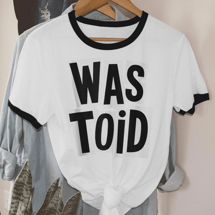 Wastoid 80s Slang Retro Teen Quote Gen X Nostalgia Unisex Cotton Ringer T-Shirt Wastoid 80s Slang Retro Teen Quote Gen X Nostalgia Unisex Cotton Ringer T-Shirt