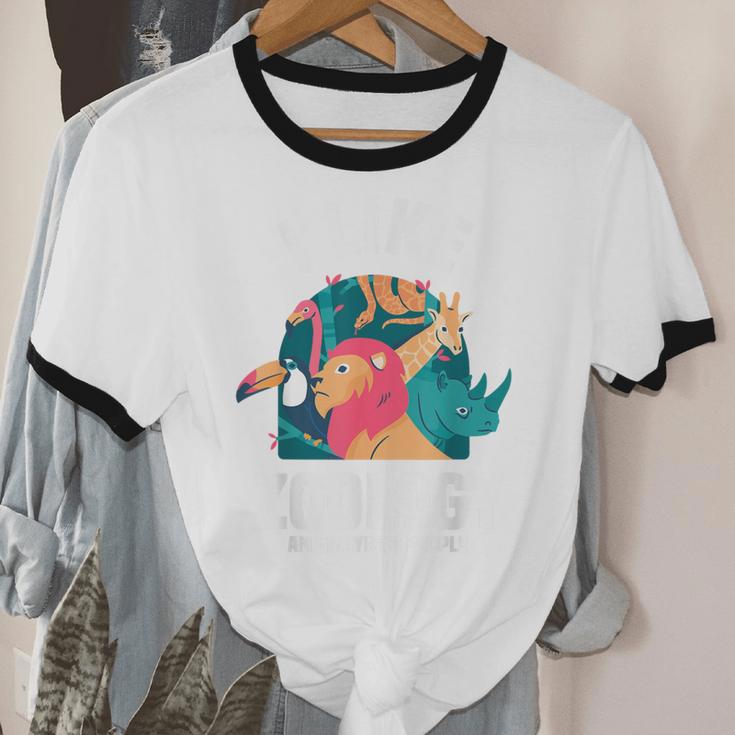 Zoologist Scientist Wildlife Biologist Zoology Introverted Unisex Cotton Ringer T-Shirt Zoologist Scientist Wildlife Biologist Zoology Introverted Unisex Cotton Ringer T-Shirt