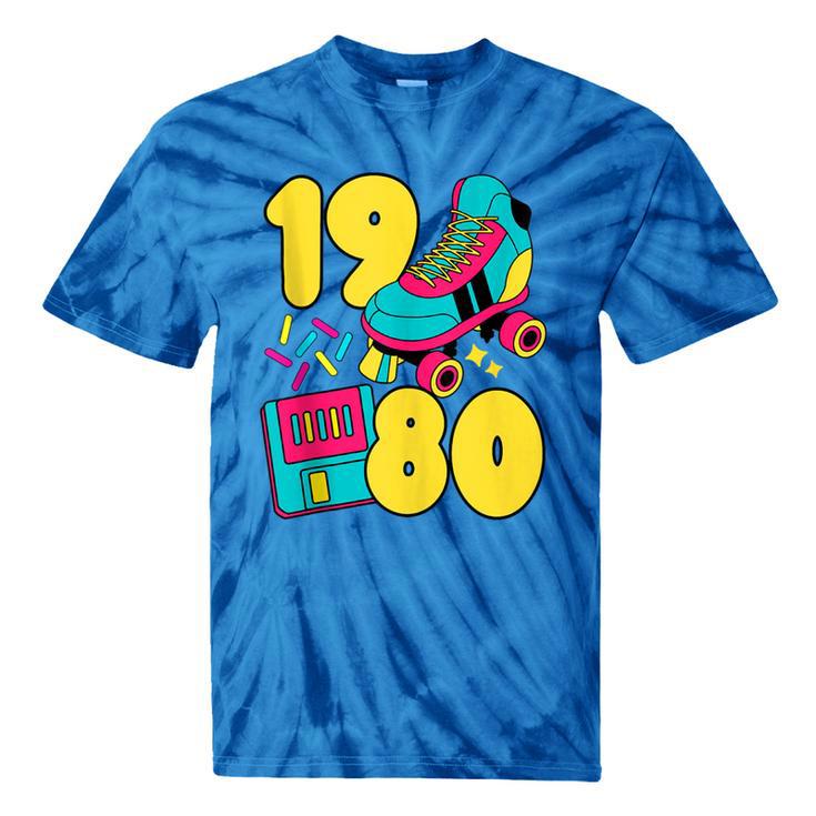 1980 Retro Raised In The 80s Old School Nostalgia Vibes Tie-Dye T-Shirts