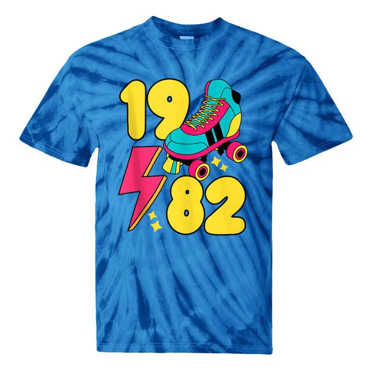 1982 Retro Raised In The 80s Old School Nostalgia Vibes Tie-Dye T-Shirts