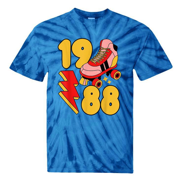 1988 Retro Roller Skate Vintage 80s Nostalgia Collector Tie-Dye T-Shirts