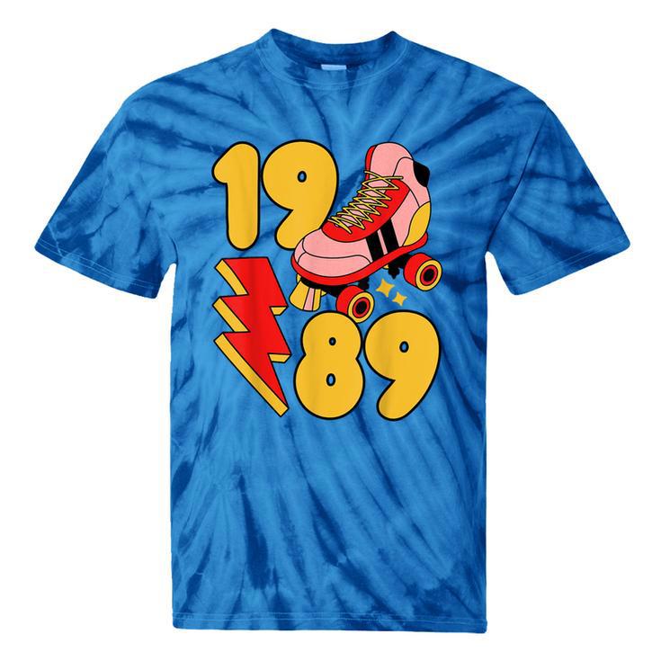 1989 Retro Roller Skate Vintage 80s Nostalgia Collector Tie-Dye T-Shirts