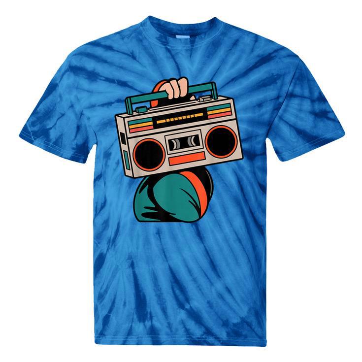 80s 90s Retro Party Costume Nostalgia Boombox Music Hip Hop Tie-Dye T-Shirts