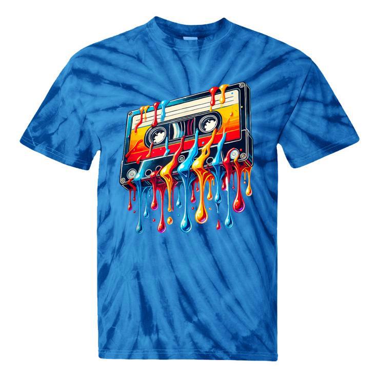 80s 90s Retro Party Costume Nostalgia Cassette Tie-Dye T-Shirts