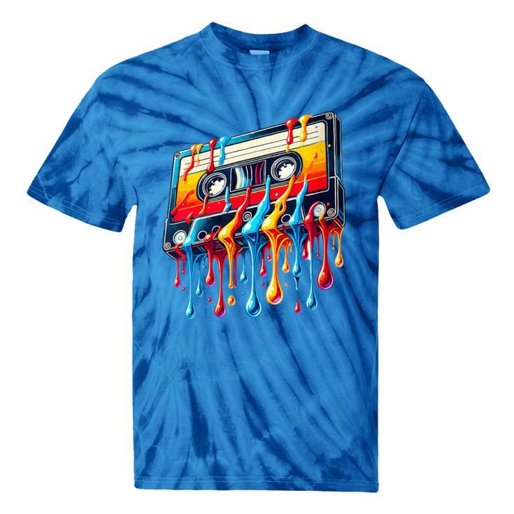 80s 90s Retro Party Costume Nostalgia Cassette Tie-Dye T-Shirts