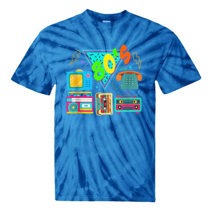 80's Vintage Cassette Tape Nostalgia Mixtape Era 1980s Retro Tie-Dye T-Shirts