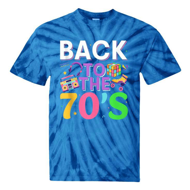Back To The 70's Mixtape Era Nostalgia Retro 1970 70's Style Tie-Dye T-Shirts