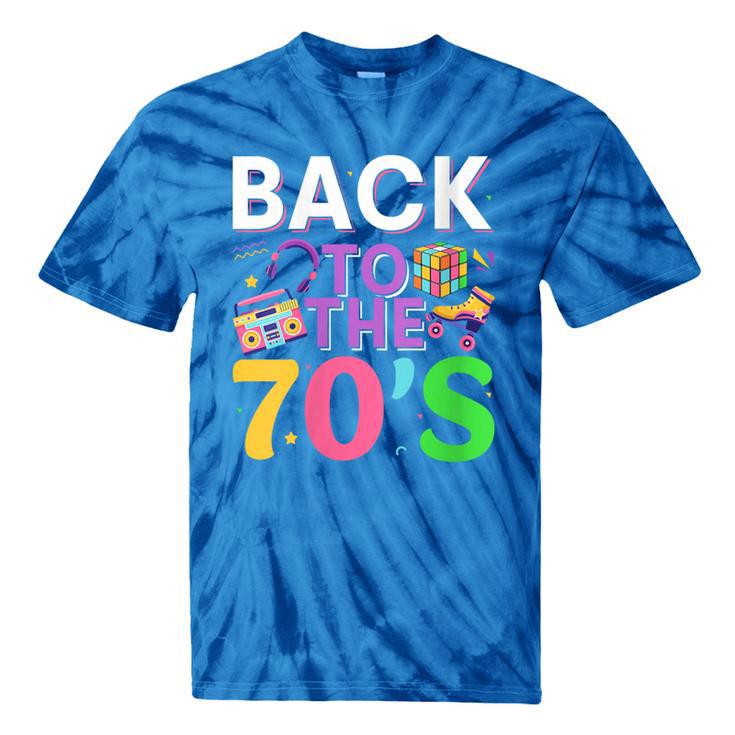 Back To The 70's Mixtape Era Nostalgia Retro 1970 70's Style Tie-Dye T-Shirts