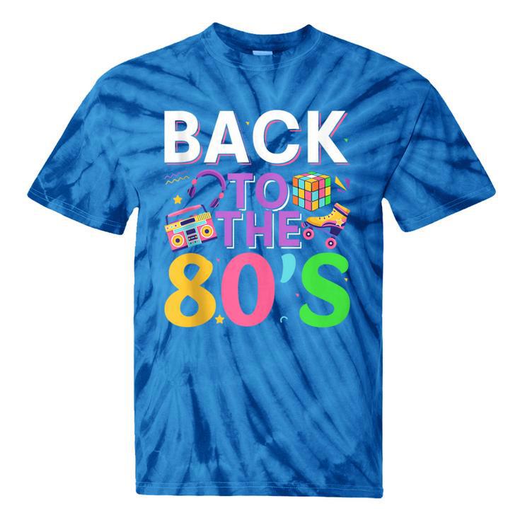 Back To The 80's Mixtape Era Nostalgia Retro 1980 80's Style Tie-Dye T-Shirts