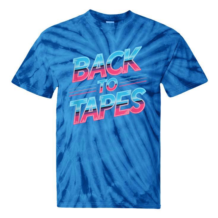 Back To Tapes Retro Cassette Mixtape 80s Nostalgia Tie-Dye T-Shirts