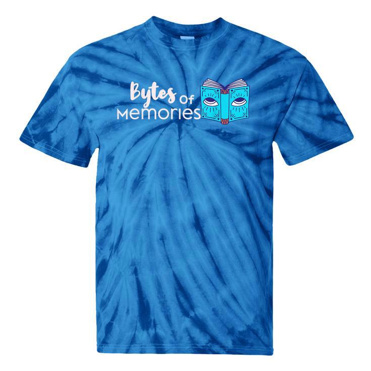 Bytes Of Memories Digital Nostalgia Concept Line Tie-Dye T-Shirts