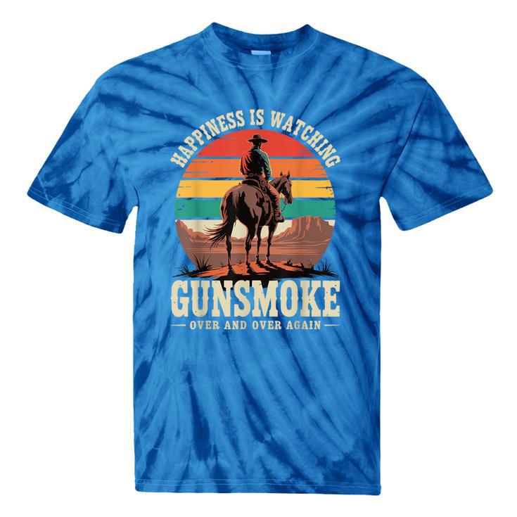 Classic Western Nostalgia Cowboy Sunset Tie-Dye T-Shirts