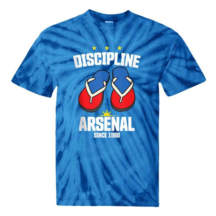 Discipline Arsenal Pinoy Nostalgia Filipino Tsinelas Tie-Dye T-Shirts