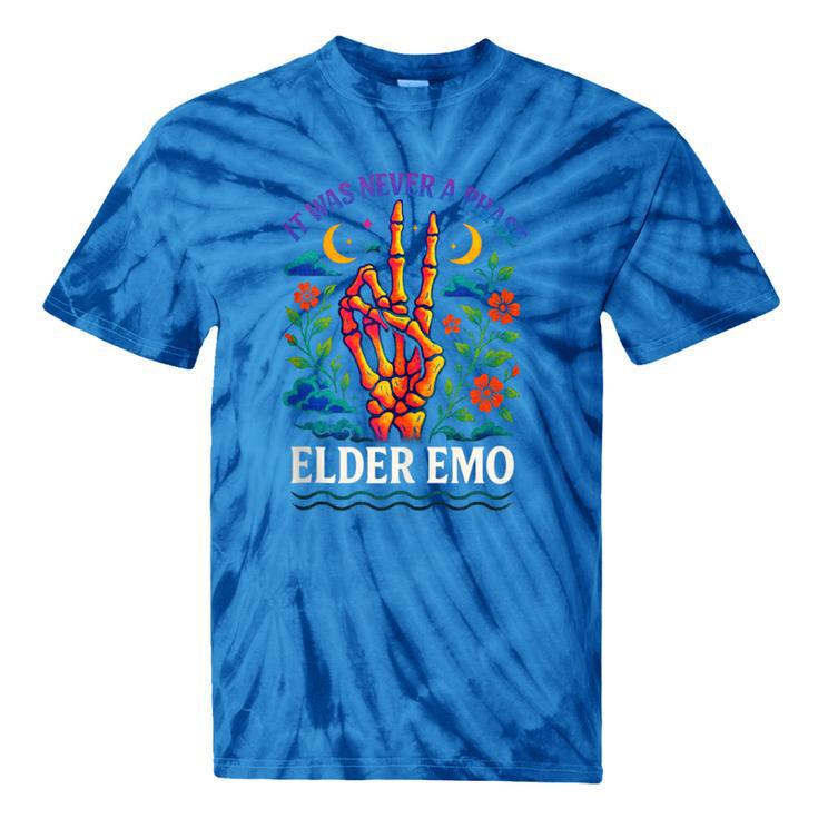 Elder Emo Nostalgia Skeleton Hand Tie-Dye T-Shirts
