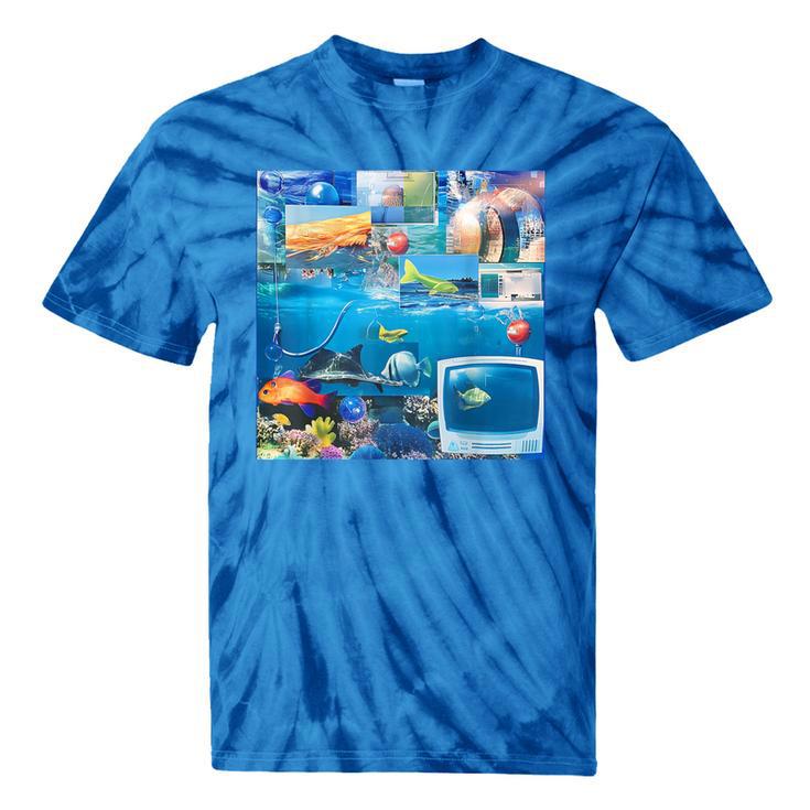 Frutiger Aero Retro Vibes Y2K Retro Grunge Tie-Dye T-Shirts