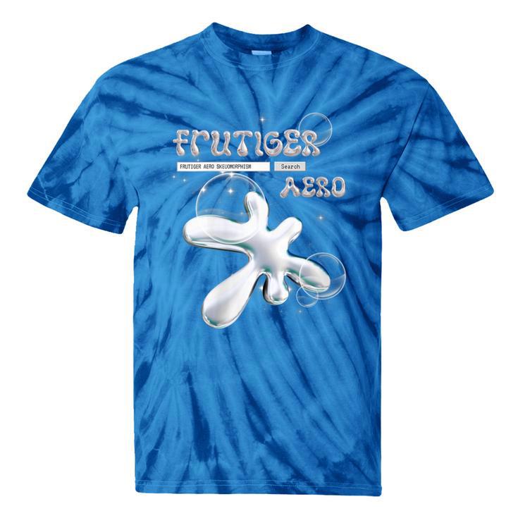 Frutiger Aero Y2K Fashion Trends Statement Piece Tech Orb Tie-Dye T-Shirts