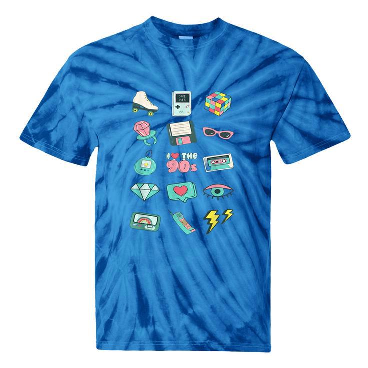 I Love The 90s Old For Nostalgia Fans Tie-Dye T-Shirts
