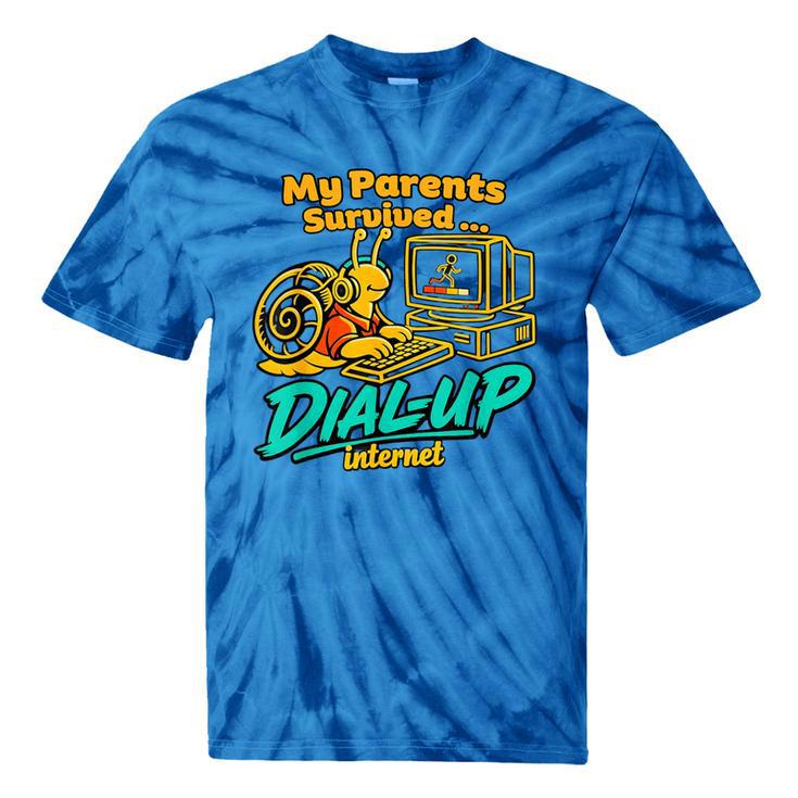 My Parents Survived Dial Up Internet Nostalgia 90s Tie-Dye T-Shirts