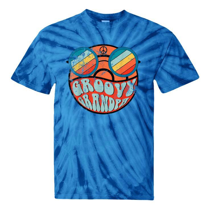 Retro 1970's Groovy Grandpa 70s Aesthetic Nostalgia Tie-Dye T-Shirts