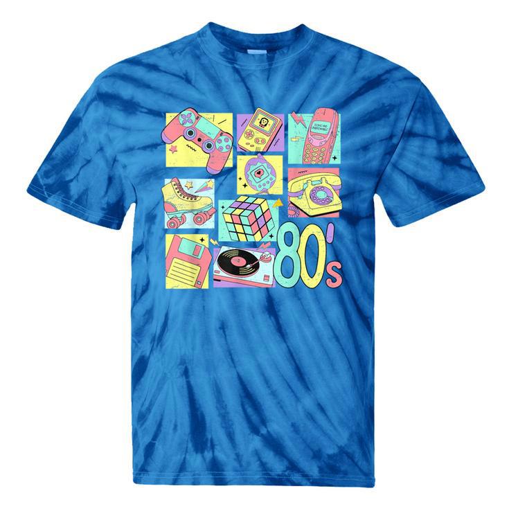 Retro 80s Nostalgia 1980s Throwback Party Costume Tie-Dye T-Shirts
