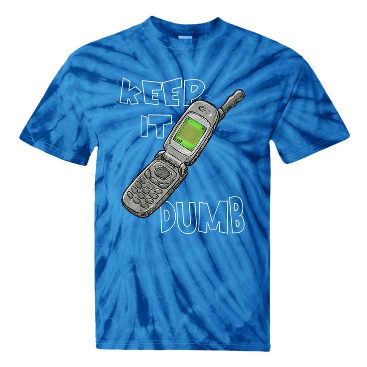 Retro Dumb Flip Phone Vintage 90s Y2K Tech Nostalgia Tie-Dye T-Shirts