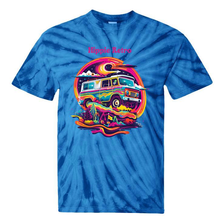 Retro Graphic Print With a Touch Of Nostalgia Tie-Dye T-Shirts
