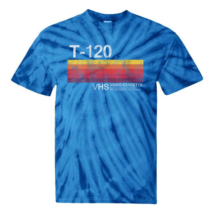 Video Cassette Tape VHS 80s 90s Nostalgia Costume Tie-Dye T-Shirts