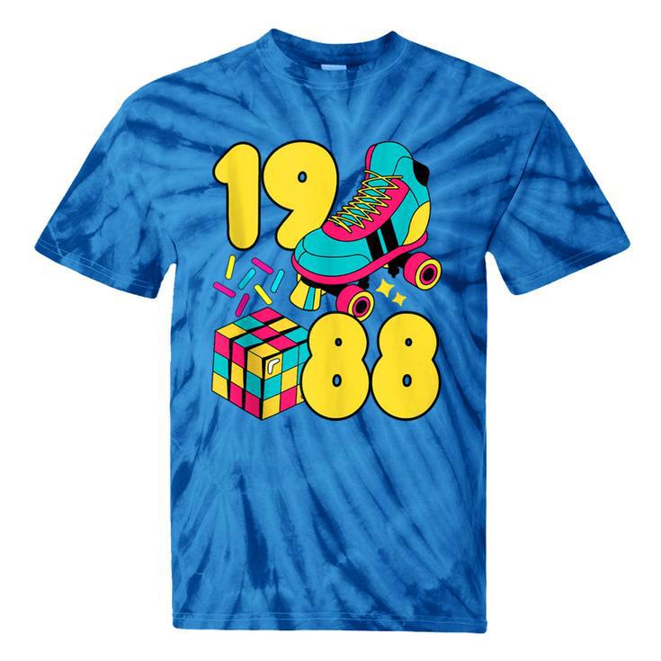 1988 Retro Raised In The 80s Old School Nostalgia Vibes Tie-Dye T-Shirts