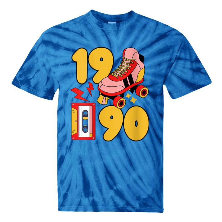 1990 Retro Raised On 90s Music Old School Nostalgia Punk Tie-Dye T-Shirts