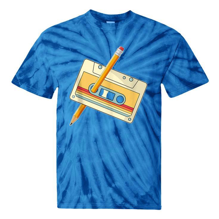 80's 90's Retro Music Party Costume Nostalgia Cassette Tie-Dye T-Shirts