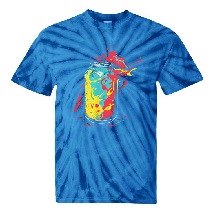 80s Nostalgia Soda Can Tie-Dye T-Shirts