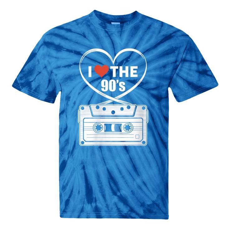 90s Nostalgia Cassette Heart Retro I Love The 90s Tie-Dye T-Shirts 90s Nostalgia Cassette Heart Retro I Love The 90s Tie-Dye T-Shirts